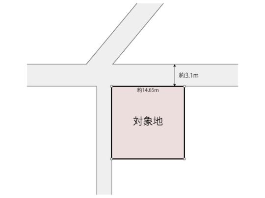 Compartment figure. Land price 3.5 million yen, Land area 151.38 sq m compartment view