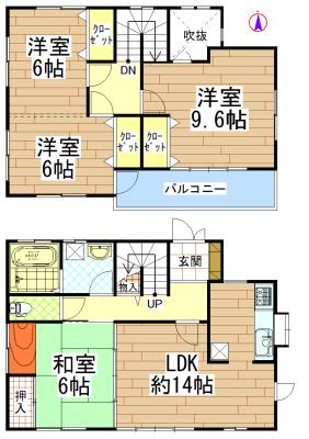 Floor plan. 11.6 million yen, 4LDK, Land area 330.58 sq m , Building area 102.88 sq m