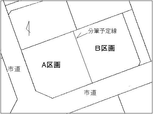 Compartment figure. Land price 4 million yen, Land area 264.46 sq m