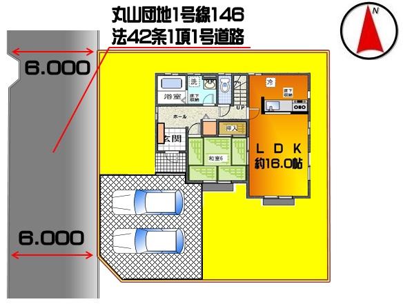 Rendering (appearance). JHS ground guarantee housing ・ Flat 35S corresponding ・ Deposit money system usage based on the residential warranty fulfillment method ・ Under the floor the entire circumference ventilation system ・ Basic packing method