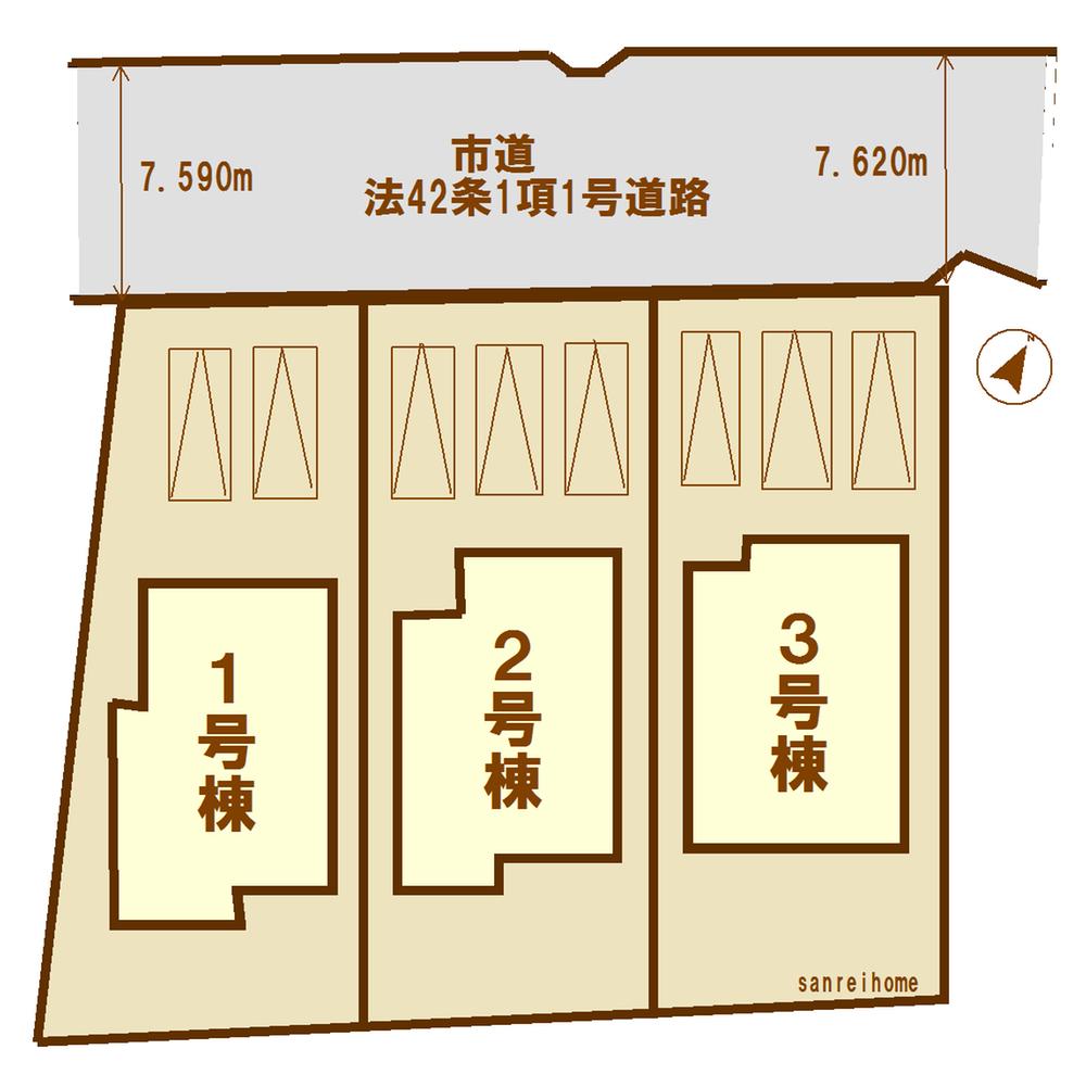 Compartment figure. 27,800,000 yen, 4LDK, Land area 171.75 sq m , Building area 105.15 sq m
