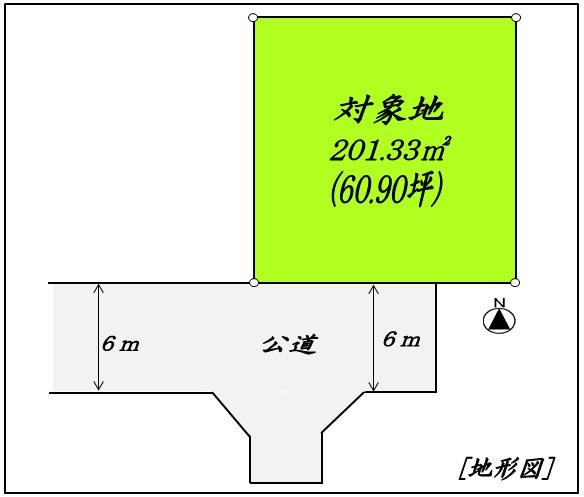 Compartment figure. Land price 14.9 million yen, Land area 201.33 sq m
