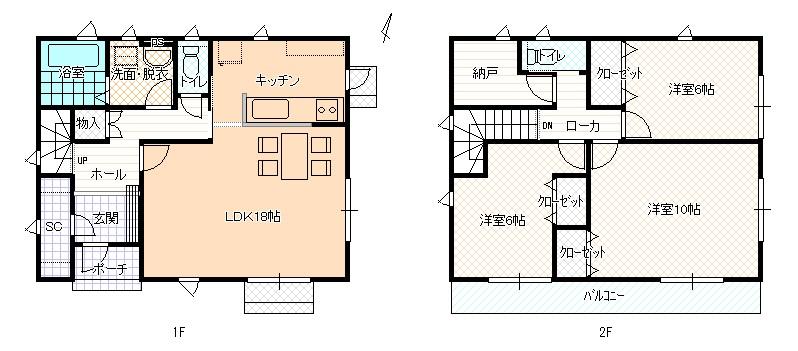 Floor plan. 31,600,000 yen, 3LDK + S (storeroom), Land area 133.07 sq m , Building area 102.68 sq m