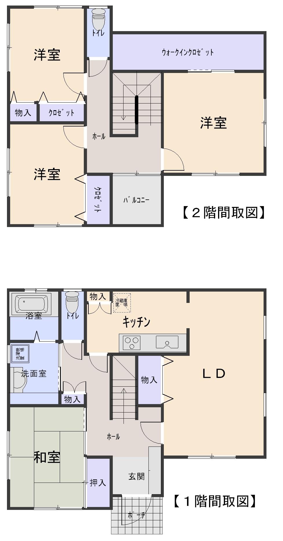 Floor plan. 25 million yen, 4LDK, Land area 203.49 sq m , Building area 118.41 sq m
