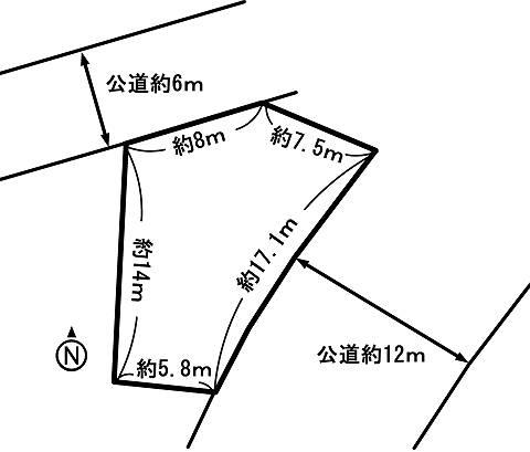 Compartment figure. Land price 15 million yen, Land area 160.76 sq m