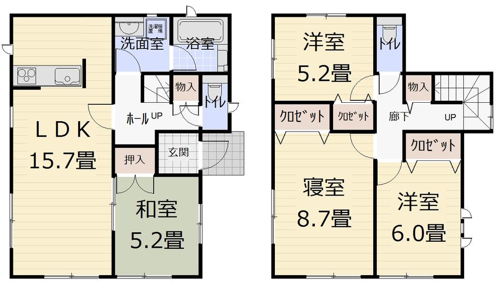 Floor plan. (4 Building), Price 24,900,000 yen, 4LDK, Land area 200.64 sq m , Building area 96.38 sq m