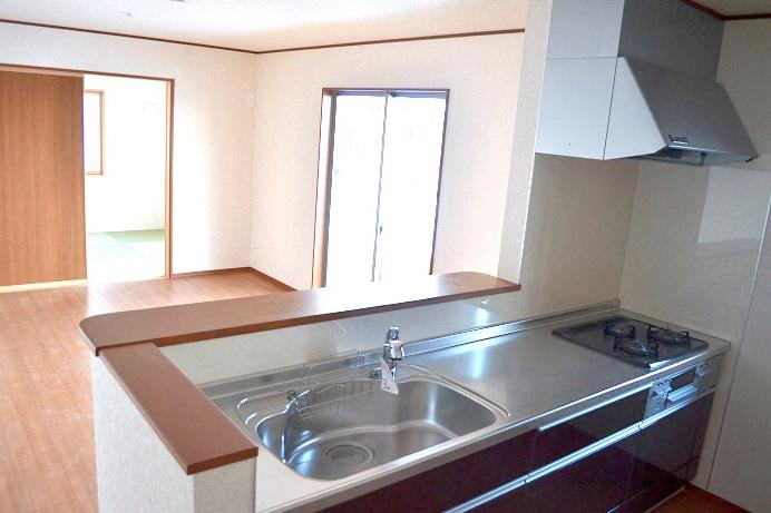 Same specifications photos (living). Same specifications Quiet sink has greatly reduce the sound and tableware sound around the splashing of water fitted with a damping material on the back side of the sink bottom. Also Serapaneru is wallpaper material of antibacterial specifications clean keep the kitchen wall with a simple care (^ 0 ^) / Water purifier on earth