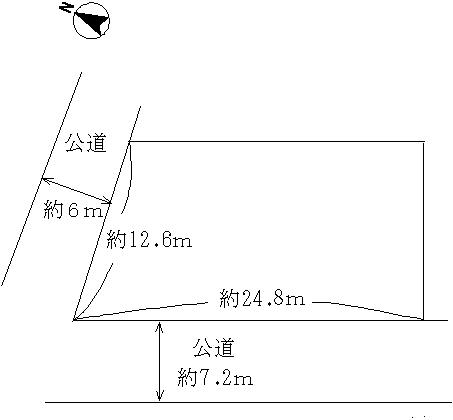 Compartment figure. Land price 2.8 million yen, Land area 281.01 sq m