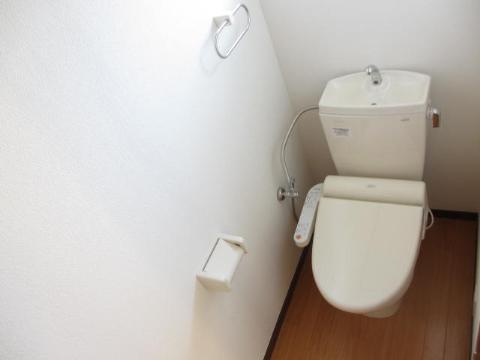 Toilet. Toilet. Replaced in hot water cleaning type manufactured by TOTO