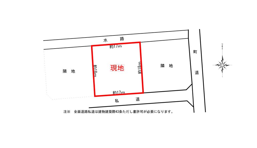 Compartment figure. Land price 11 million yen, Land area 318.4 sq m