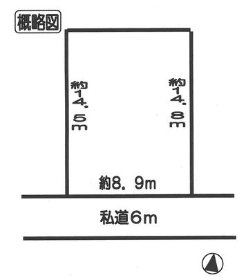 Compartment figure. Land price 2 million yen, Land area 134 sq m