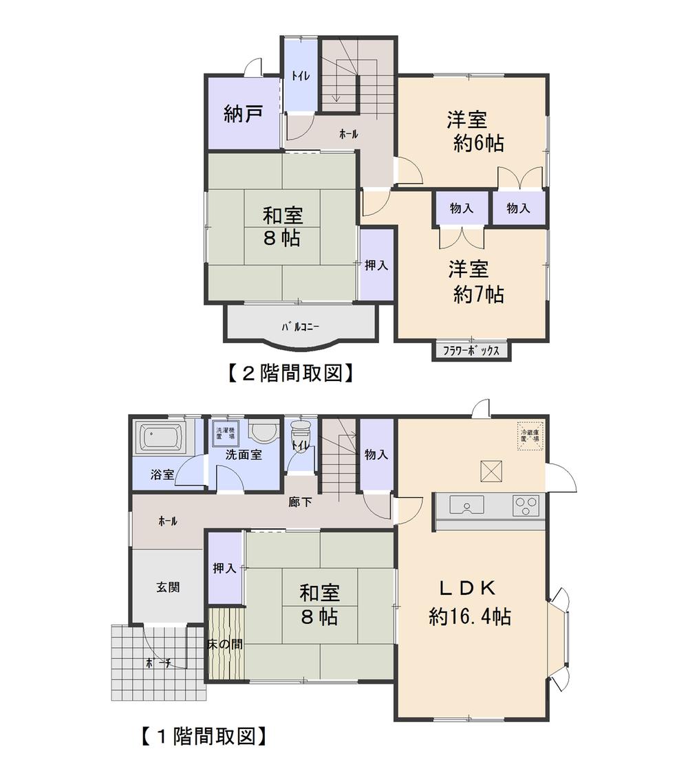 Floor plan. 9.8 million yen, 4LDK, Land area 203.9 sq m , Building area 115.1 sq m