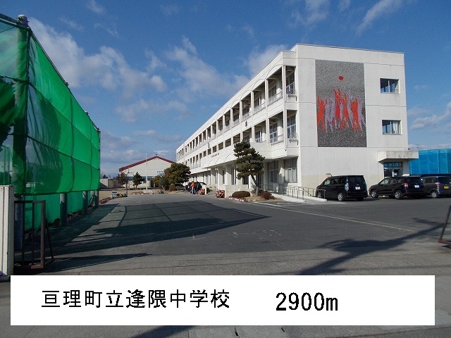 Junior high school. Watari Municipal Okuma junior high school (junior high school) up to 2900m