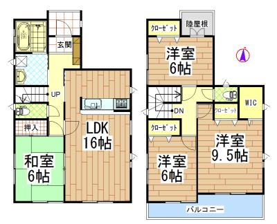 18,800,000 yen, 4LDK, Land area 182.77 sq m , Building area 105.16 sq m