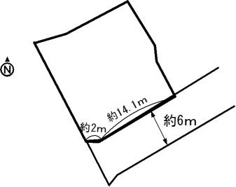 Compartment figure. Land price 7.77 million yen, Land area 285.78 sq m