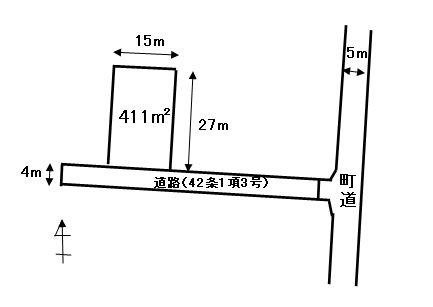 Compartment figure. Land price 5.8 million yen, Land area 458.83 sq m