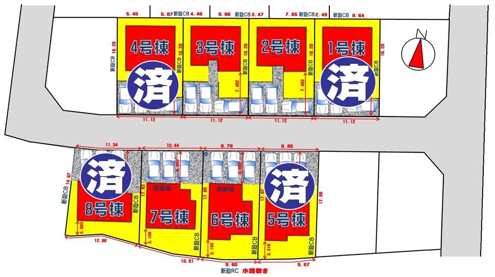 The entire compartment Figure. All eight buildings Compartment Figure