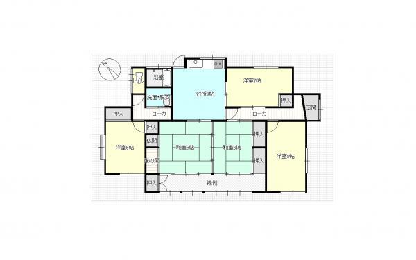 Floor plan. 12.8 million yen, 5DK, Land area 533.07 sq m , Building area 119.81 sq m
