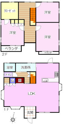 Floor plan. 18,800,000 yen, 3LDK, Land area 887.68 sq m , Building area 138.13 sq m