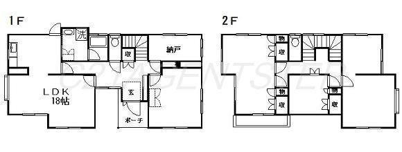 Floor plan. 21 million yen, 4LDK+S, Land area 201.28 sq m , Building area 139.93 sq m