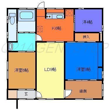 Floor plan. 14,570,000 yen, 3LDK+S, Land area 218.9 sq m , Building area 69.8 sq m