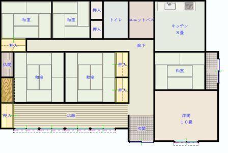 Floor plan. 19.5 million yen, 6DK, Land area 1,319.72 sq m , Building area 143.85 sq m