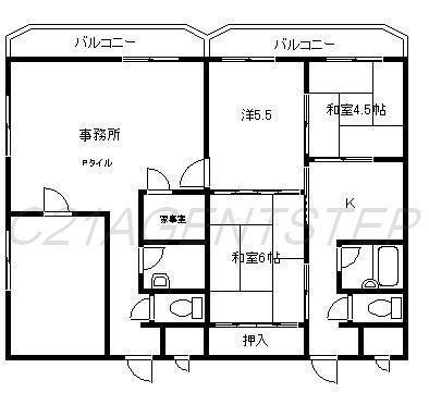 Floor plan. 3K, Price 5.8 million yen, Footprint 91.3 sq m
