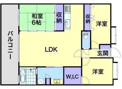 Floor plan. 3LDK, Price 22 million yen, Occupied area 68.38 sq m , Balcony area 14.25 sq m
