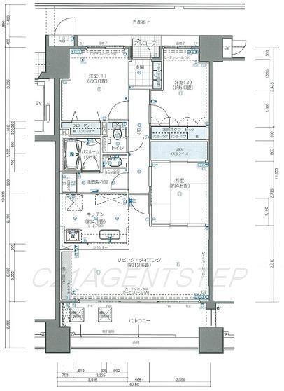 Floor plan. 3LDK, Price 18 million yen, Occupied area 72.46 sq m , Balcony area 13.3 sq m