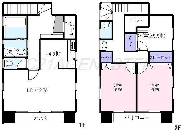 Floor plan. 20.5 million yen, 3LDK, Land area 146.03 sq m , Building area 94.43 sq m