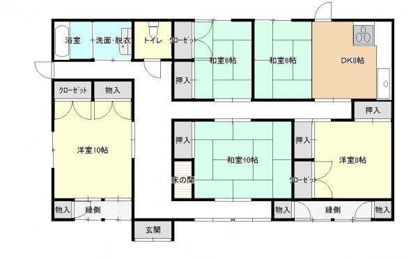 Floor plan. 22.5 million yen, 4LDK, Land area 361.36 sq m , 4LDK feel building area 166.9 sq m room