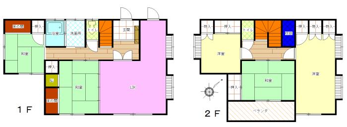 Floor plan. 7.8 million yen, 5LDK, Land area 435.43 sq m , Building area 120.38 sq m