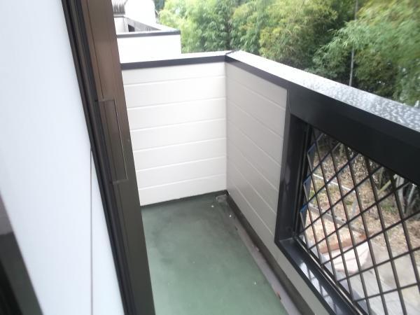 Balcony. Veranda is already waterproof paint