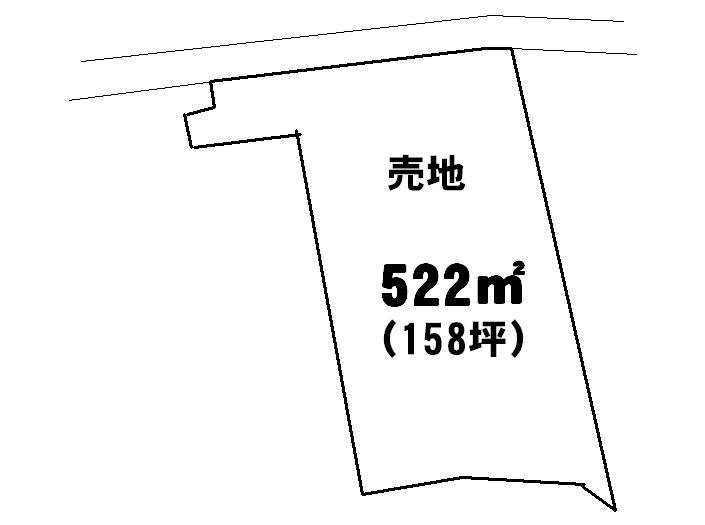 Compartment figure. Land price 12,640,000 yen, Land area 522 sq m