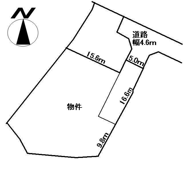 Compartment figure. Land price 6.5 million yen, Land area 665.59 sq m