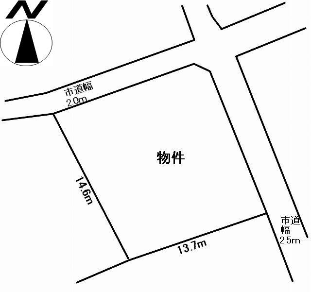 Compartment figure. Land price 3.9 million yen, Land area 190.95 sq m