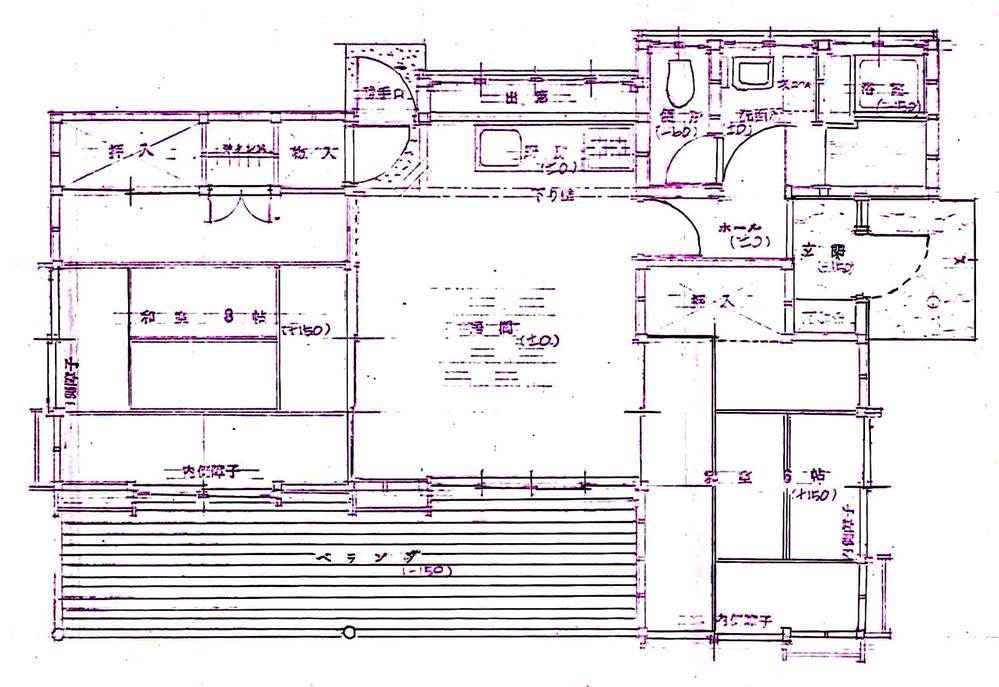 Floor plan. 2.5 million yen, 2DK, Land area 1,033.79 sq m , Building area 54.65 sq m