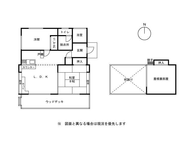 Floor plan. 12.8 million yen, 2LDK + S (storeroom), Land area 778 sq m , Building area 68.98 sq m