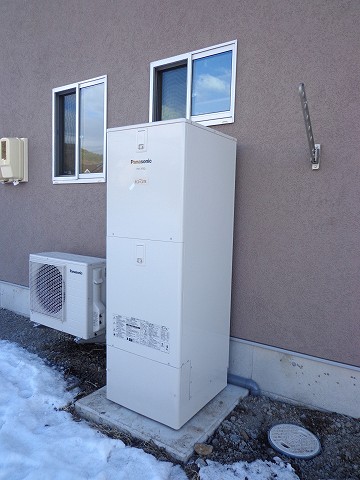 Building appearance. Electric water heater
