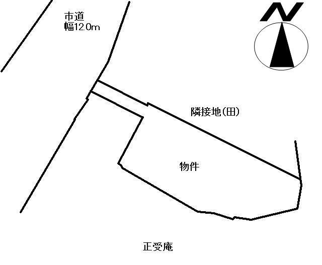 Compartment figure. Land price 8.9 million yen, Land area 841 sq m