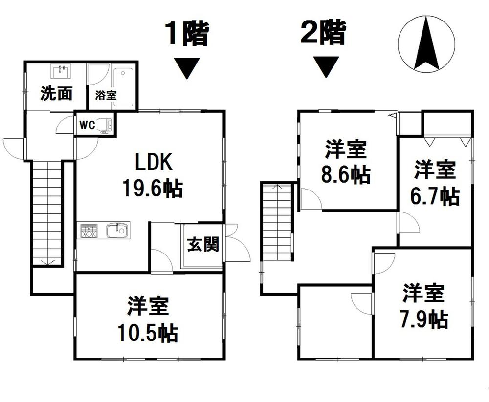 Floor plan. 12,980,000 yen, 4LDK, Land area 310.56 sq m , Building area 131.18 sq m