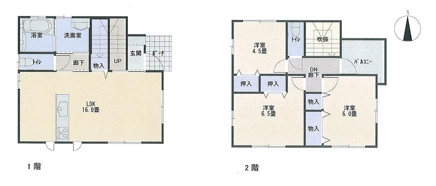 Floor plan. 17.5 million yen, 3LDK, Land area 233.25 sq m , Building area 82.8 sq m