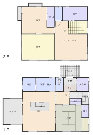Floor plan. 15.8 million yen, 3LDK, Land area 484.11 sq m , Building area 115.92 sq m