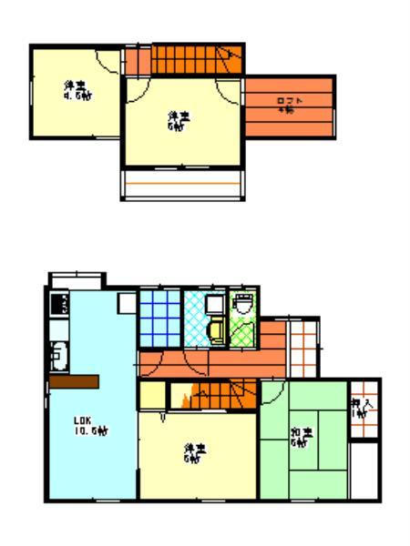 Floor plan. 10.8 million yen, 4LDK, Land area 312.32 sq m , Building area 81.97 sq m