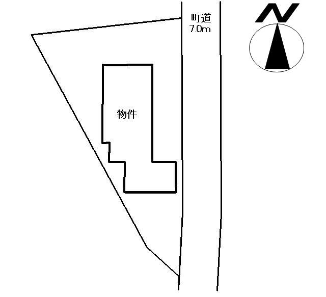 Compartment figure. 4 million yen, 7K + S (storeroom), Land area 618.47 sq m , Building area 289.24 sq m