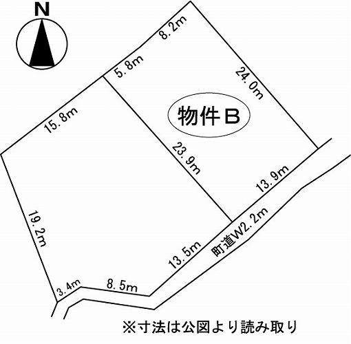 Compartment figure. Land price 3 million yen, Land area 331 sq m