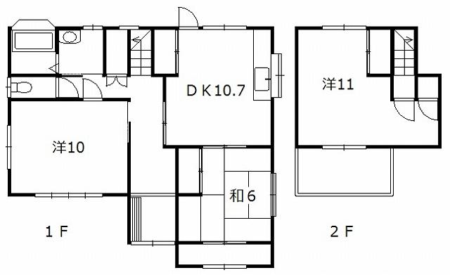 Floor plan. 21 million yen, 3DK, Land area 271.36 sq m , Building area 101.85 sq m