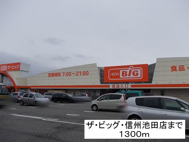 Shopping centre. The ・ big ・ 1300m to Shinshu Ikeda store (shopping center)