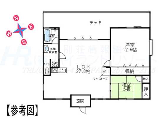Floor plan. 41,500,000 yen, 2LDK, Land area 989 sq m , Building area 98.33 sq m floor plan