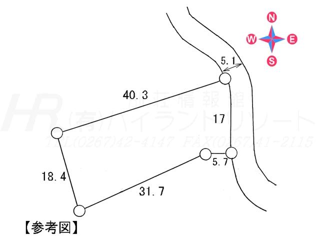 Compartment figure. Land price 4.5 million yen, Land area 647 sq m compartment view